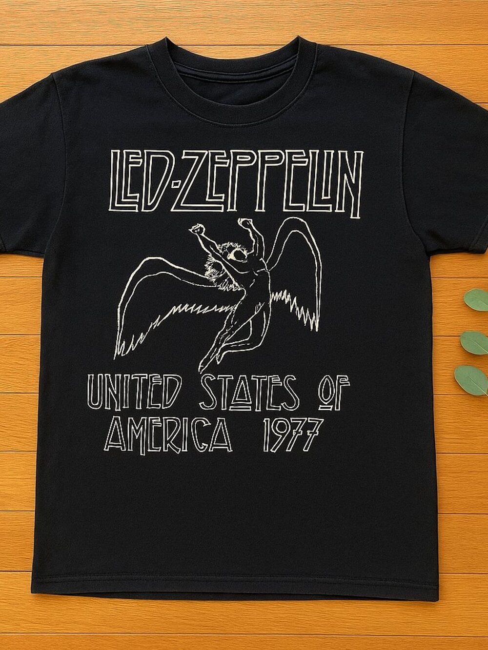 Led Zeppelin Graphic T-Shirt – United States of America 1977 – Vintage Rock Tee